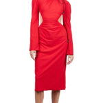 Backless jersey dress
