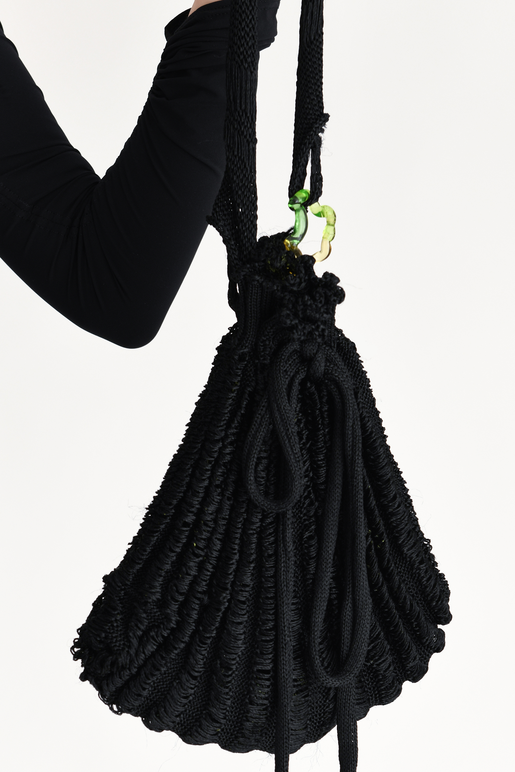 Knitted purse