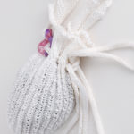 Mini knit purse