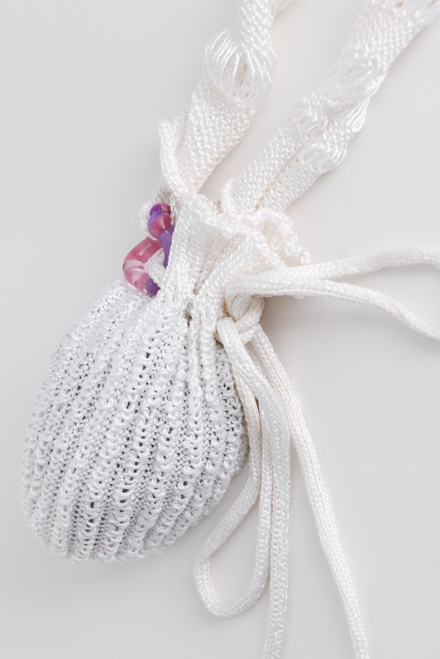Mini knit purse