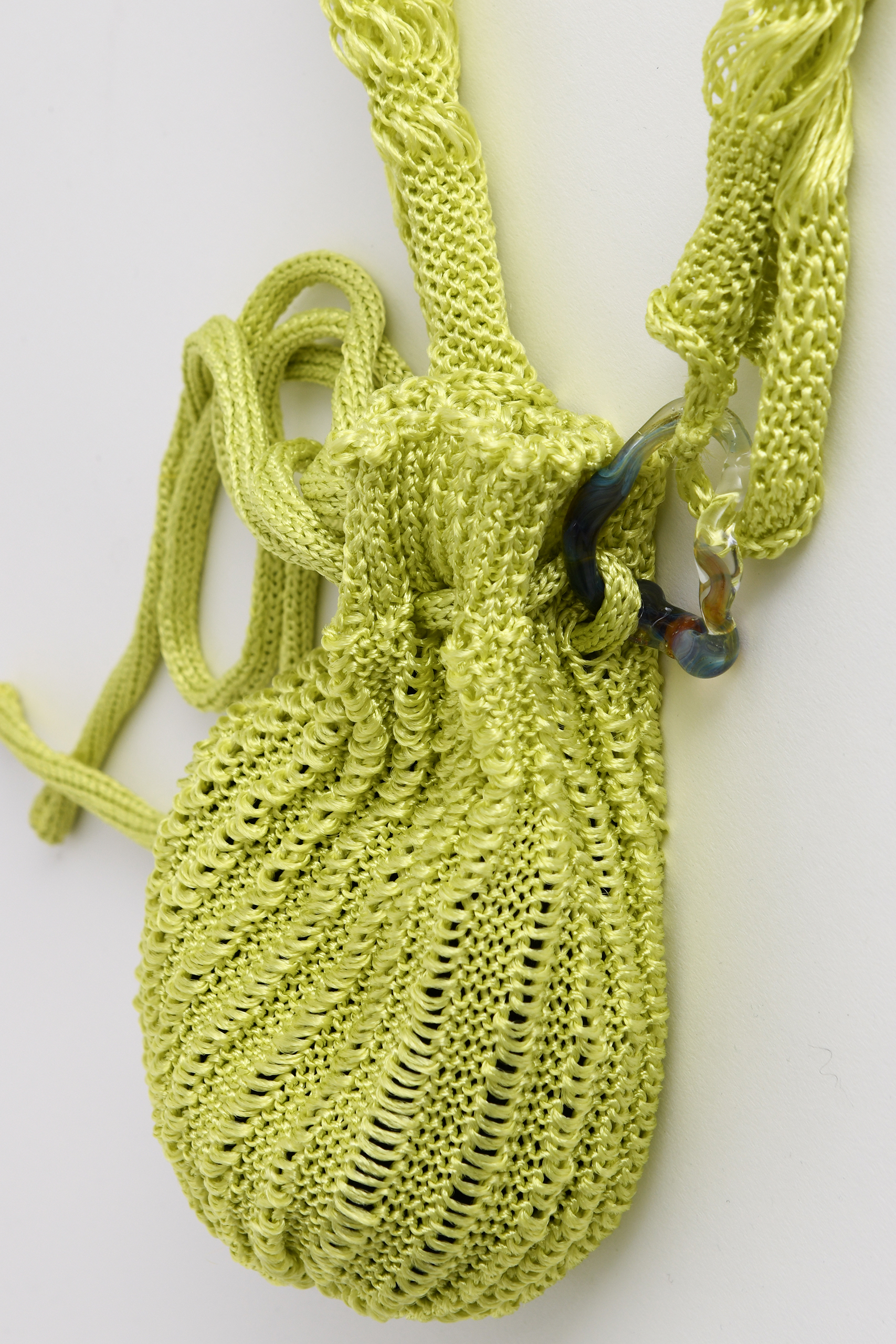 Mini knit purse