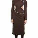 Backless jersey dress