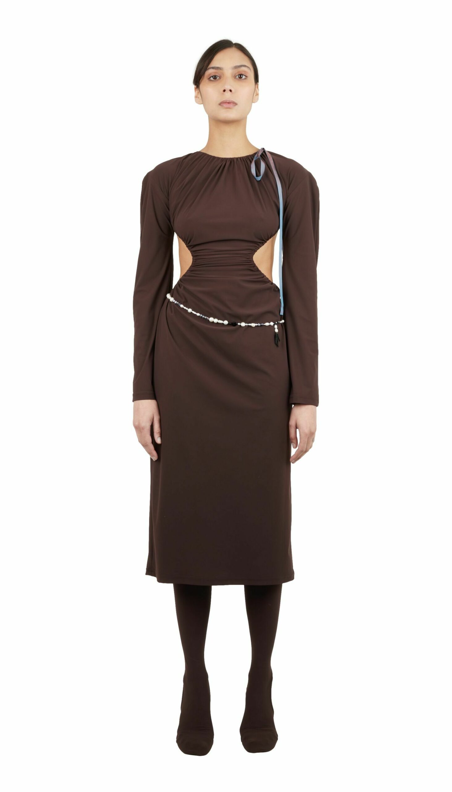 Backless jersey dress