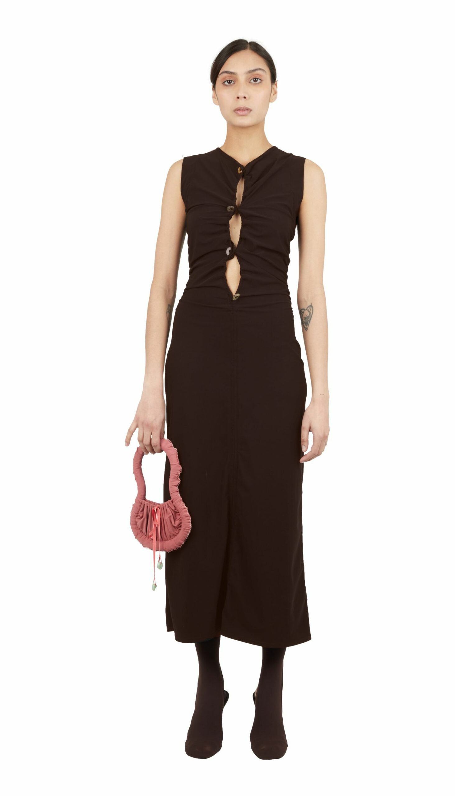 Long cardigan dress