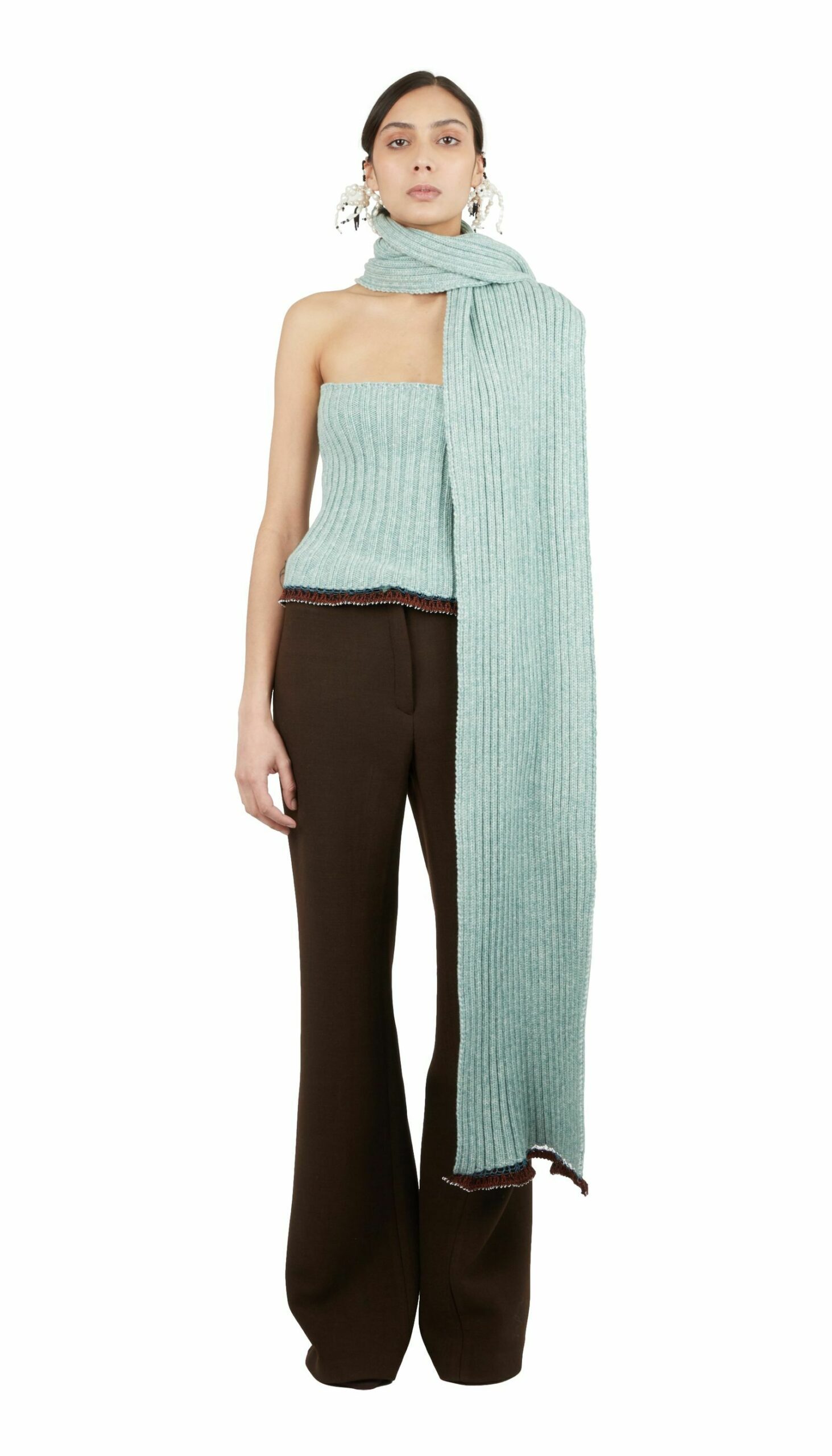 Wool tailored pants